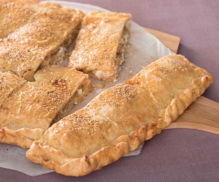 Empanada de Langostinos con Thremomix