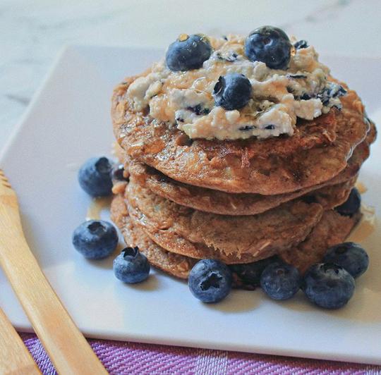 Pancakes de queso ricotta