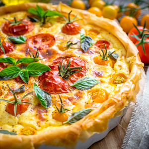 Quiche de puerros