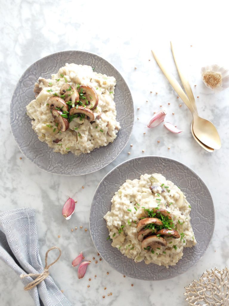 Risotto Vegano con Setas