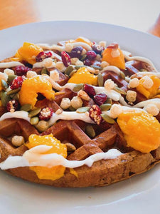 Waffle saludable para desayunar