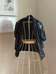 Conjunto de paillete negro de Zara TRF