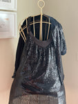 Conjunto de paillete negro de Zara TRF